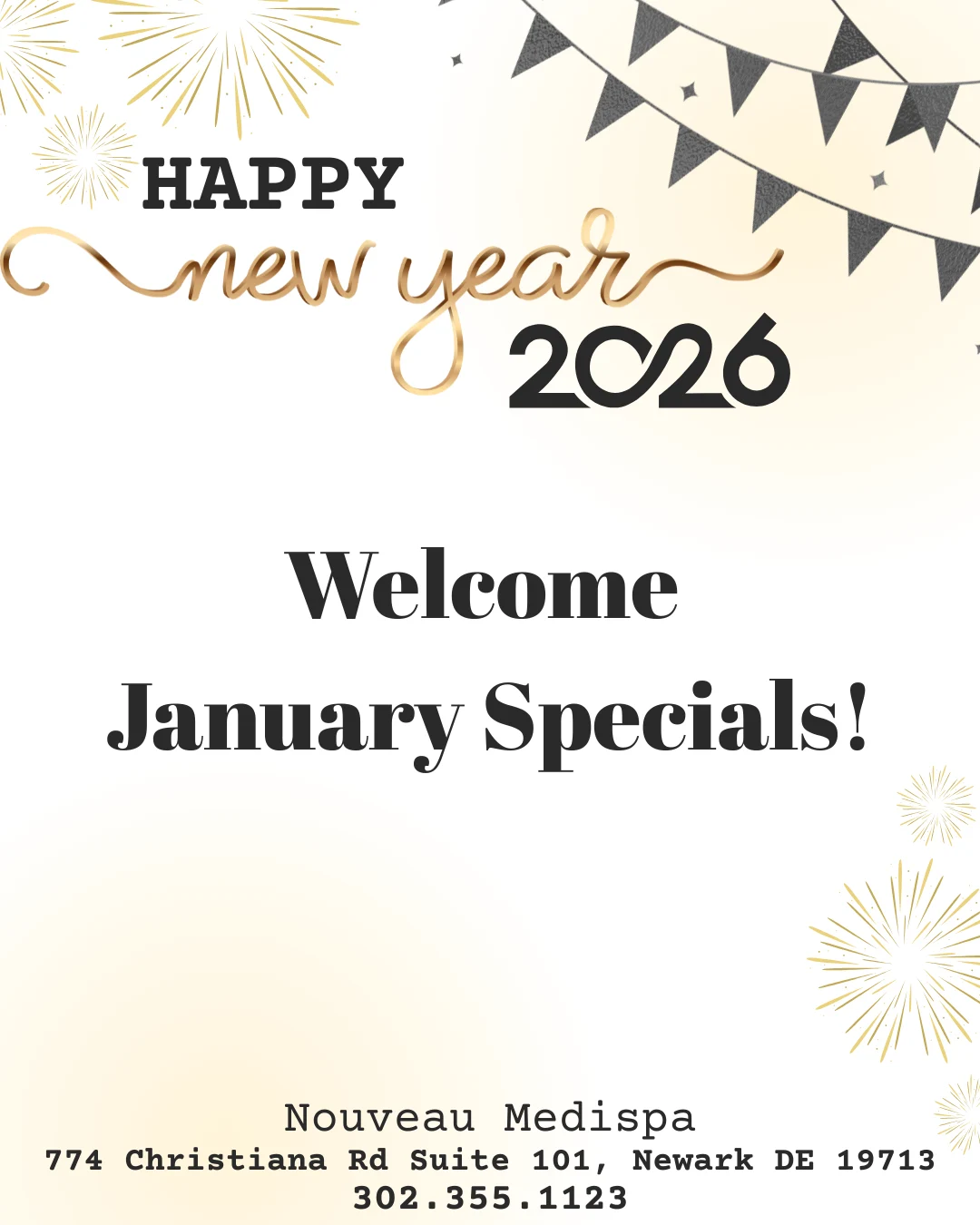 Welcome January Specials