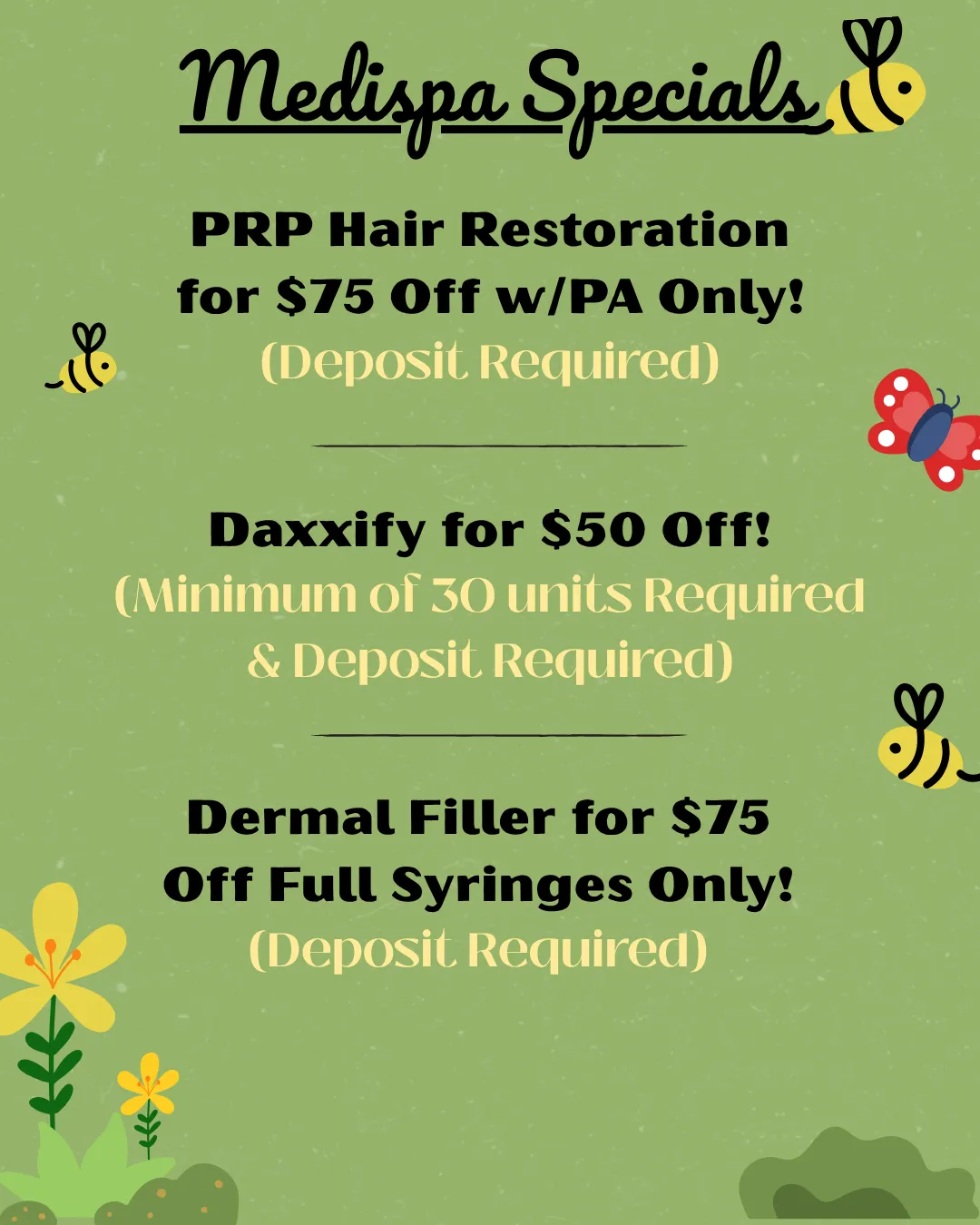 April Specials